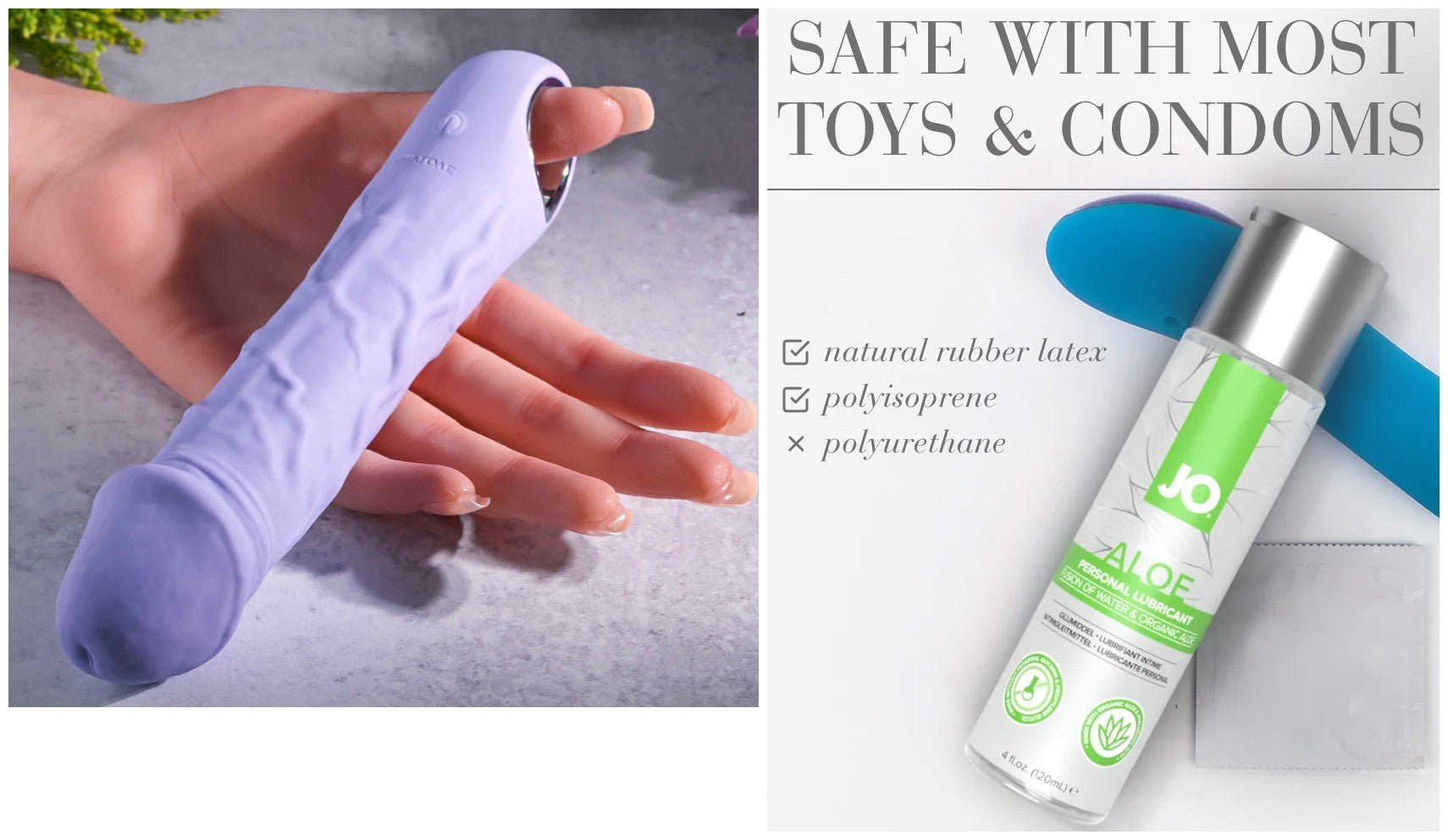 Evolved Purple Fantasy & JO Aloe Natural Personal Lubricant Sexy Bundle - SAVE 15% - redshoe.com.au