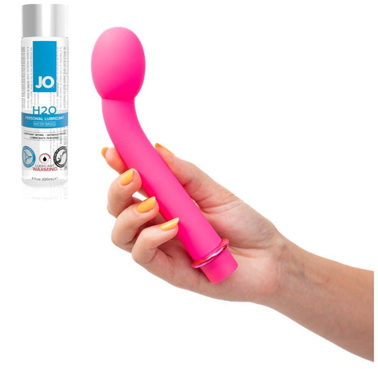G - Spot Bliss Sexy Bundle - Maia - Kora G - Spot Vibrator & JO - H2o Warming Lubricant