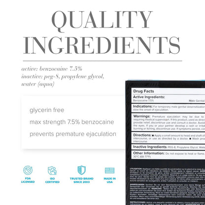 JO Prolonger Spray with Benzocaine - last longer, give her pleasure. - Redshoe - Essentials for her, pleasures for both