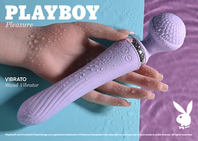 Playboy Pleasure Vibrato DUAL - ENDED vibrating Wand! - Redshoe - Essentials for her - Pleasures for Both 2