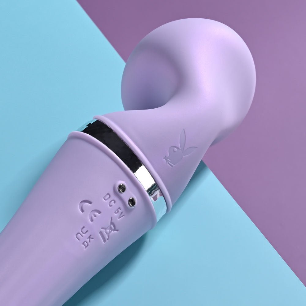 Playboy Pleasure Vibrato DUAL - ENDED vibrating Wand! - Redshoe - Essentials for her - Pleasures for Both 2