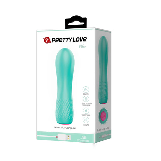 Pretty Love "Elfin" Mini Vibrator Aqua - Redshoe - Essentials for her - Pleasures for Both