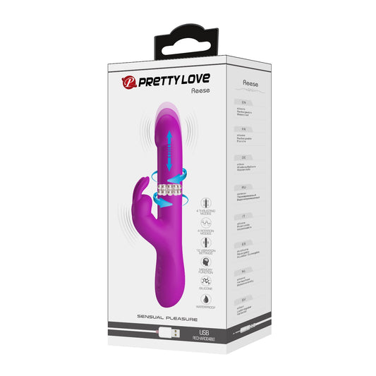 Rabbit Vibrator 'Reese' (Purple) - Redshoe - Essentials for her - Pleasures for Both