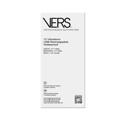 VERS Rechargeable Silicone G Spot Vibe (waterproof) (Black) - Redshoe - Essentials for her - Pleasures for Both
